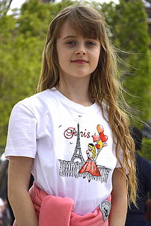 Detské oblečenie - Milujeme Paríž - tričko - 16070128_