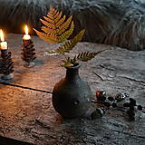 Dekorácie - Menšia keramická váza - 16068266_