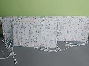 Detský textil - Mantinel do postielky na mieru - rôzne vzory na vyžiadanie - 16071390_