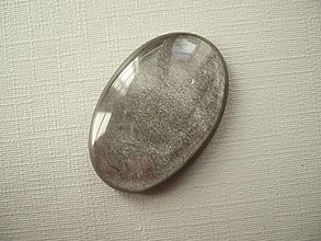 Minerály - Kabošon - obsidián stříbrný 29 mm, č.8f - 16070361_