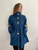Bundy a kabáty - Ručne maľovaný kabát - 16068190_