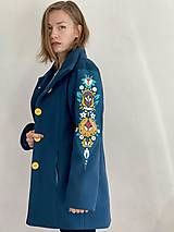 Bundy a kabáty - Ručne maľovaný kabát - 16068191_