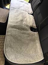 Úžitkový textil - RUNO SHOP Hrejivý sedák do auta nissan navara 100 % ovčie rúno vo vlase proti prechladnutiu a prehriatiu Grey na mieru - 16075237_