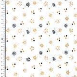 Textil - hviezdičky, 100 % bavlna Francúzsko, šírka 150 cm - 16074570_