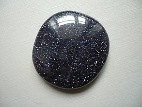 Minerály - Placka - avanturín modrý 42 mm, č.544f - 16075178_