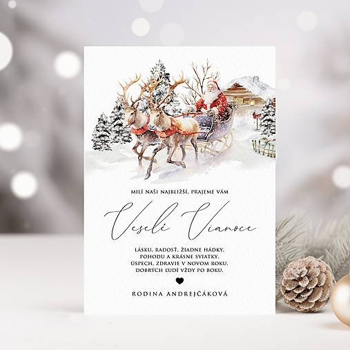 Papiernictvo - Vianočný pozdrav Mikuláš 2 - 16079854_