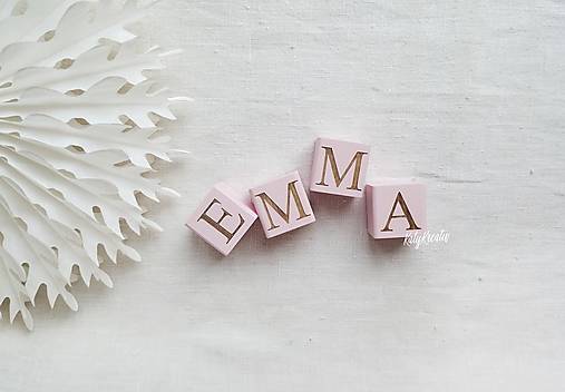 Hračky - Maľované drevené K O C K Y gravírované - 16078778_