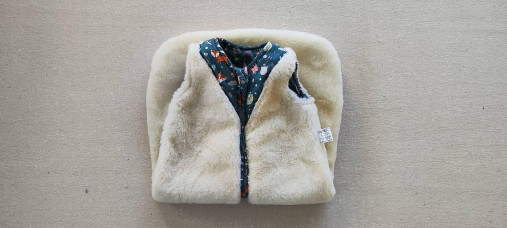 Detský textil - VLNIENKA Spací vak pre deti a bábätká 100% MERINO Top XS/S/M/L/XL/XXL Zvieratká petrol green - 16079963_