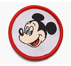 Galantéria - Nažehľovačka Mickey Mouse okrúhla (NZ384) - 16078232_