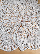 Úžitkový textil - Veľký okrúhly koberec "mandala" ⌀ 165 cm - 16079422_