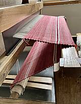 Úžitkový textil - Ružový koberec s pruhmi - 16082904_