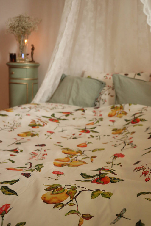  - Avarelové posteľné prádlo (Jemná bavlna - vzor jednostranne) - 16081467_