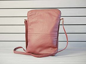Veľké tašky - Kožená kabelka - Eli - 16082559_