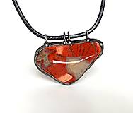 Náhrdelníky - Cínový šperk - Krása achátu. - 16081393_