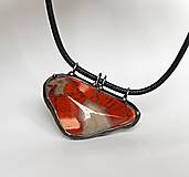 Náhrdelníky - Cínový šperk - Krása achátu. - 16081394_