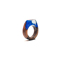 Prstene - Prsteň BLUE WALNUT - 16082388_