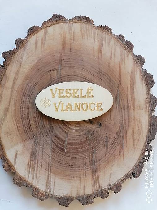 Tabuľky - Vianočné drevené výrezy  7cm _ typ 1 - 16082886_