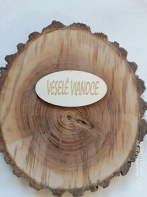 Tabuľky - Vianočné drevené výrezy  7cm _ viac typov - 16082923_