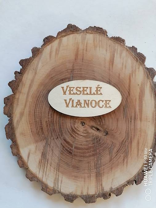 Tabuľky - Vianočné drevené výrezy  7cm _ typ 3 - 16082948_