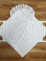 Detský textil - Madeirová zavinovačka vhodná na krst - B5 (Obliečka) - 16080779_