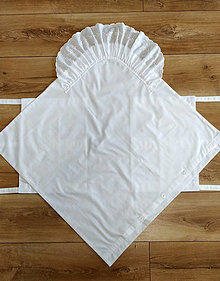Detský textil - Madeirová zavinovačka vhodná na krst - B5 (Obliečka) - 16080776_