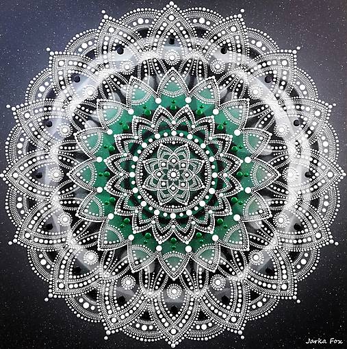 Obrazy - PARTNERSKÁ MANDALA LÁSKY a ŠŤASTNÉHO ŽIVOTA❤️originálny dar k výročiu svadby,energetický obraz - 16087760_