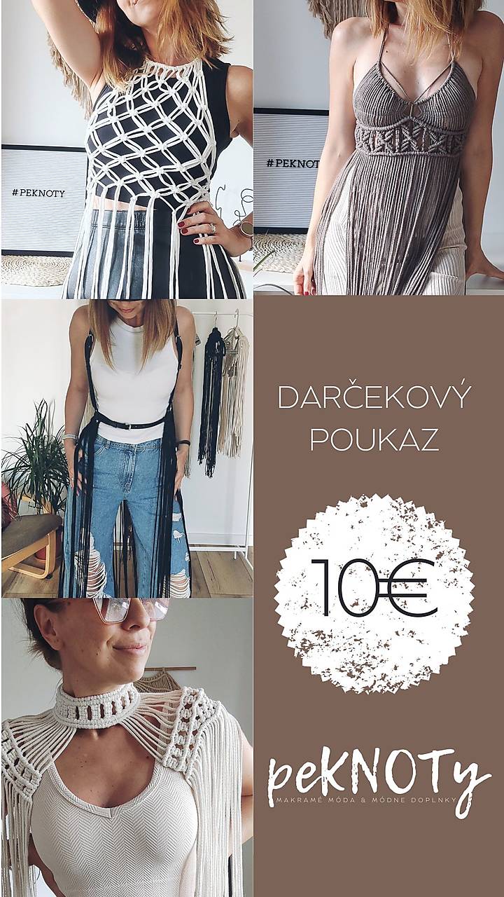 Darčekový poukaz 10 EUR