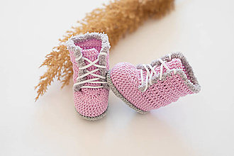 Detské topánky - Merino papučky ružové - 16087961_