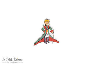 Brošne - Drevená brošňa Malý Princ - 16090987_