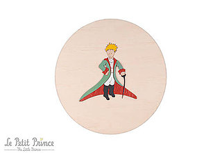 Dekorácie - Drevená dekorácia Malý princ - 16091972_