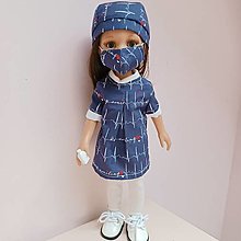 Hračky - Lekárske oblečenie pre bábiku Paola reina 32 cm - 16091669_