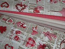 Textil - Látka Vianočné obrázky - 16089514_