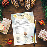 Papiernictvo - List vianočných prianí - 16091622_