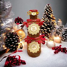 Iné - Domáci vianočný medík s venovaním - veľký - 16091623_