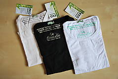 Topy, tričká, tielka - Pánske tričko bambusové čierne s dlhým rukávom - 16091484_