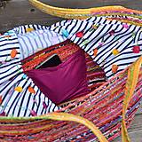 Veľké tašky - Taška ze šňůry (nejen) plážová – uzavíratelná - 16091510_