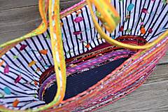 Veľké tašky - Taška ze šňůry (nejen) plážová – uzavíratelná - 16091513_