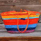 Veľké tašky - Taška ze šňůry (nejen) plážová – jednoduchá - 16091541_