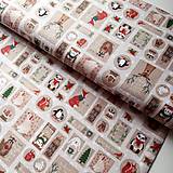 Textil - Bavlnená látka Vianočné zvieratká - 16096067_