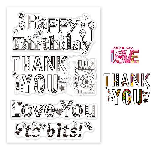 Nástroje - (9032) Silikónové pečiatky - 1 balenie - 16094284_