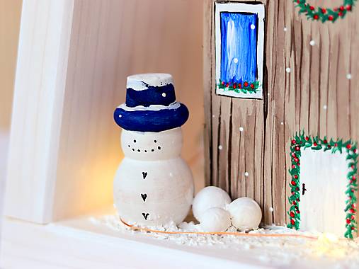 XXL zimný lampášik s autíčkom 