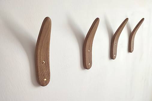 Nástenný vešiak ENGLISH drevo dub/orech