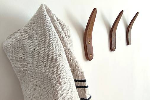 Nástenný vešiak ENGLISH drevo dub/orech