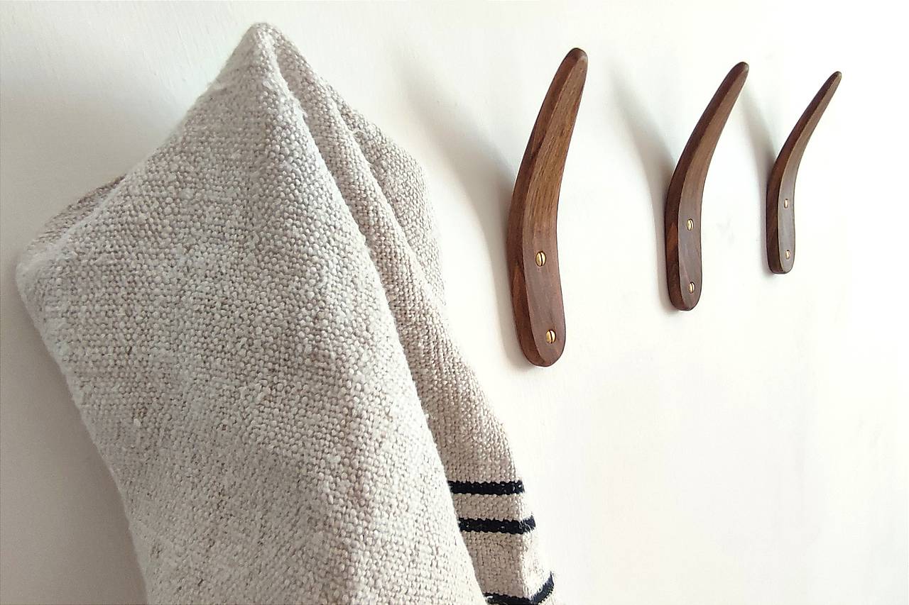 Nástenný vešiak ENGLISH drevo dub/orech