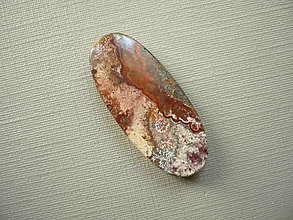 Minerály - Kabošon - achát krajkový 27 mm, č.7f - 16094700_