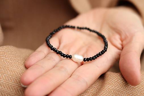 3-dielna súprava šperkov spinel, perla