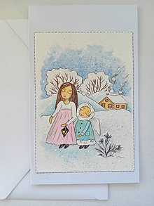 Papiernictvo - Vianočná pohľadnica - 16097344_