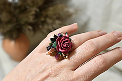 Prstene - prstýnek s tajemstvím růže - 16096631_