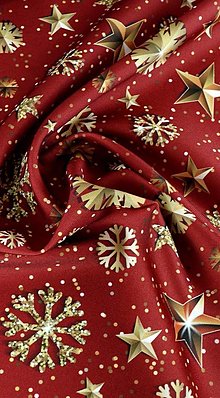 Úžitkový textil - Vianočný obrus s teflónovou úpravou - 16100529_