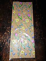 Obalový materiál - Celofánový sáčok,vrecko"Lúčne kvety" - 16099289_